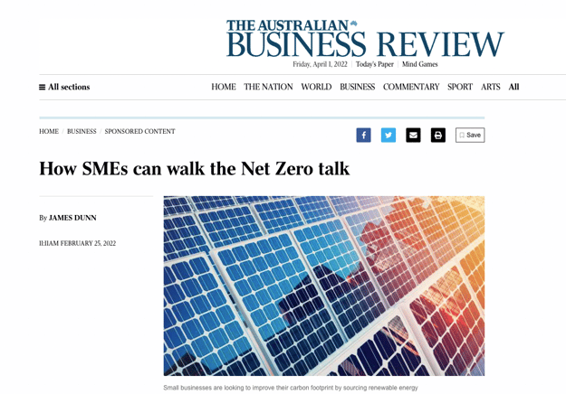 How SMEs can walk the Net Zero talk